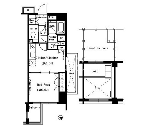 パークアクシス目黒本町の物件間取画像